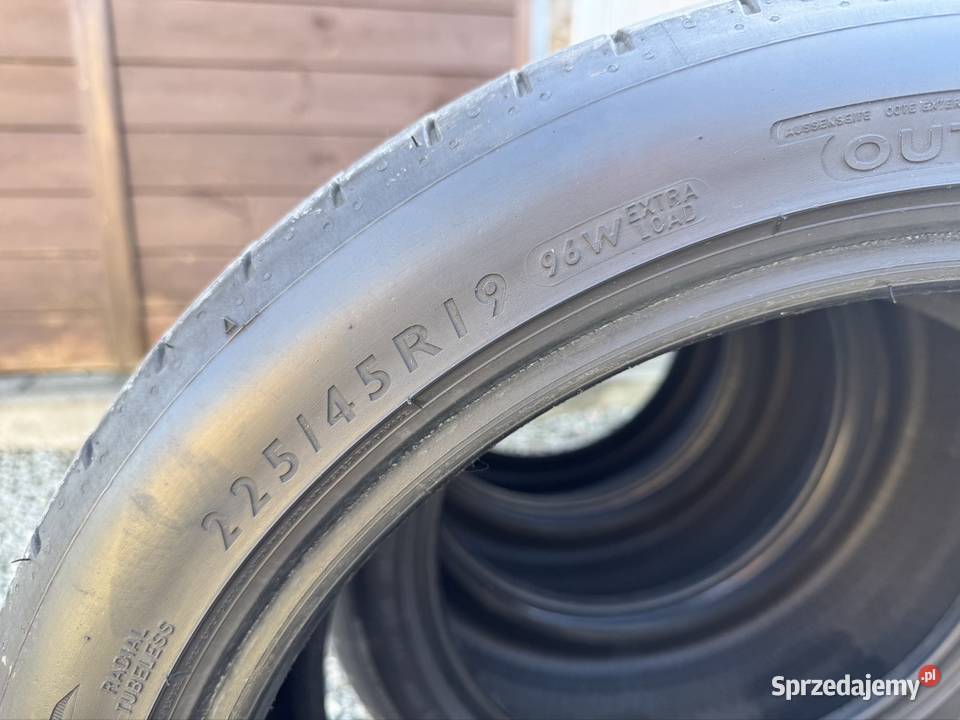 Opony letnie Dunlop Sport Maxx Rt 22545r19 Łańcut sprzedam