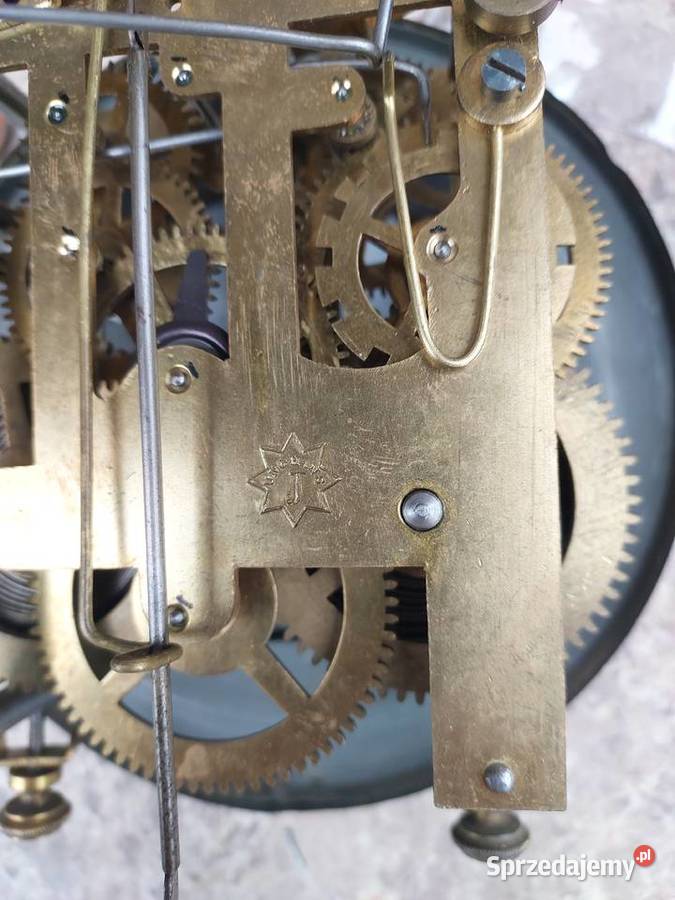140 Zestaw mechanizm starego zegara Junghans Antyki Tczew