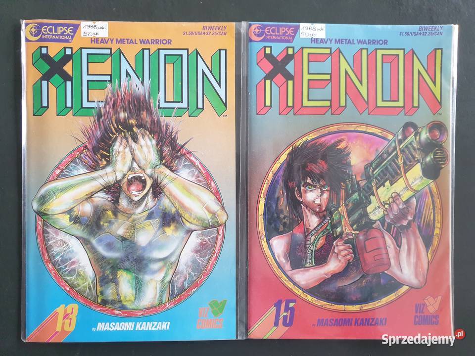 Manga Heavy Metal Warrior Xenon 14 komiksów USA Gdynia
