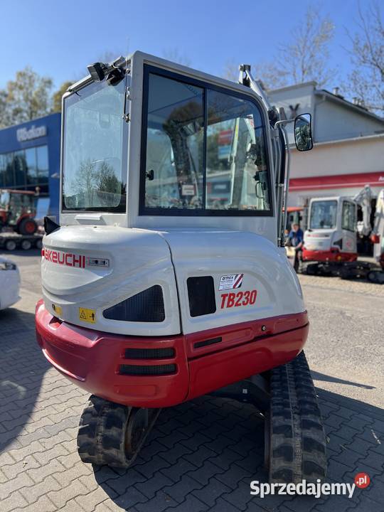 Minikoparka Takeuchi TB230 3 tony używana stan Bielsko-Biała sprzedam
