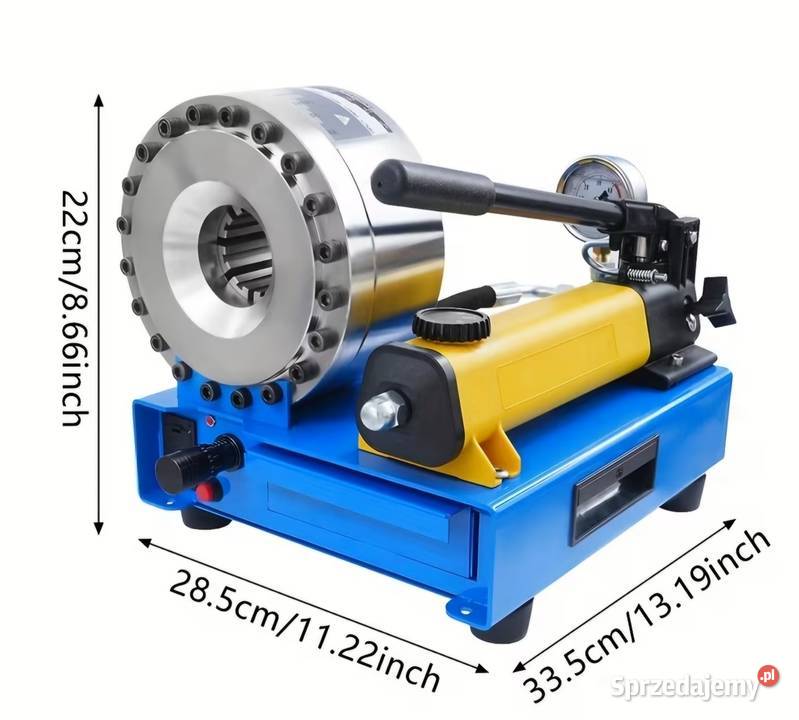 mobilna zakuwarka do węży hydraulicznych prasa Sieradz