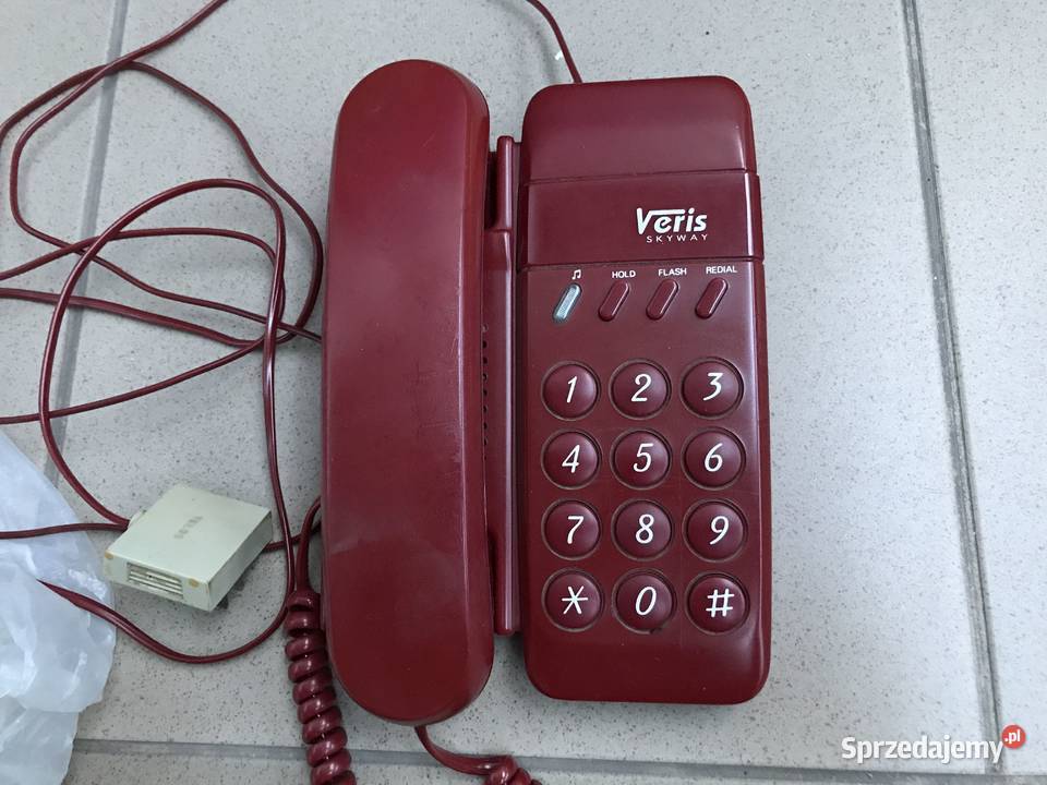 Kolekcjonerski aparat telefoniczny Veris SKYWAY Łódź