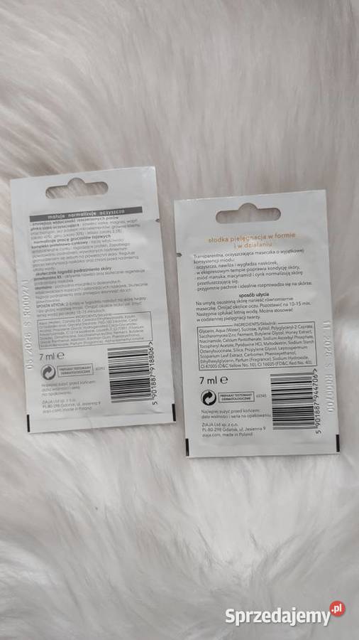 Maseczka Ziaja zestaw 2 sztuk Unisex Olkusz