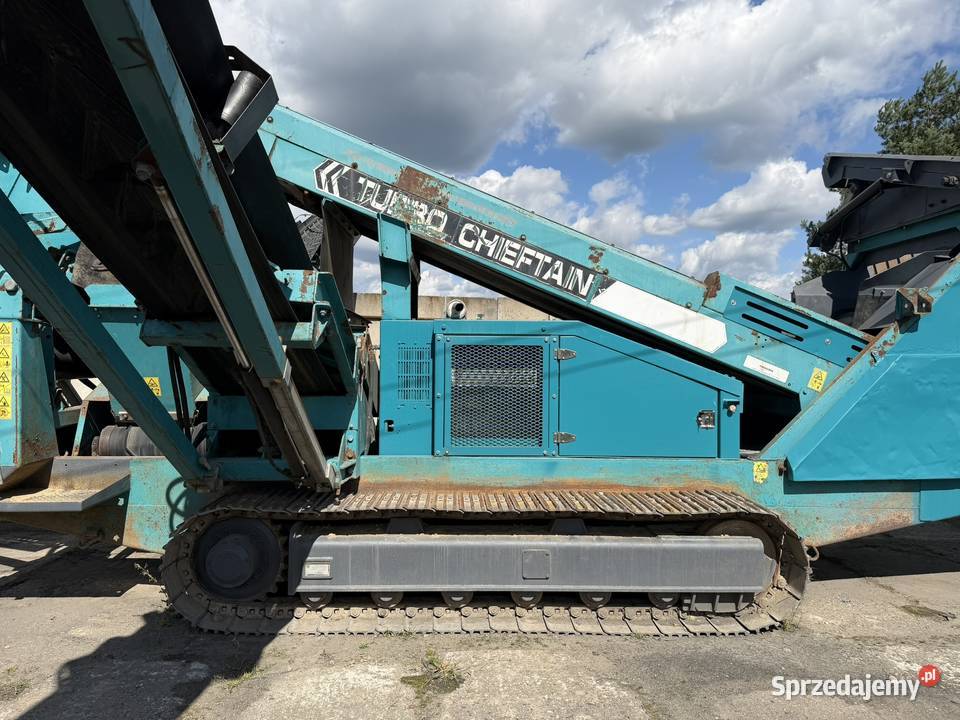 Przesiewacz wibracyjny Powerscreen Chieftain nie małopolskie Zator