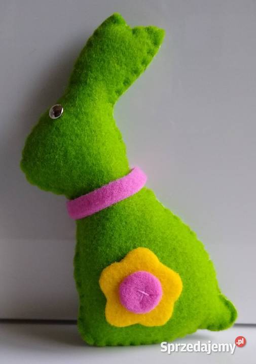 Zając Zajączek Wielkanoc Filc Handmade Gdańsk