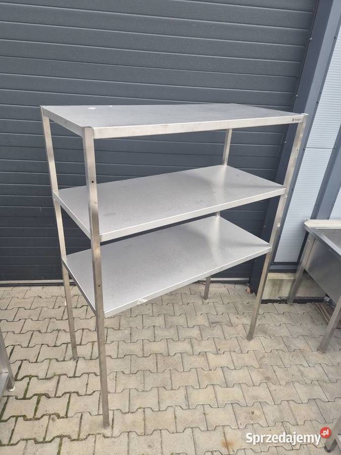 Solidny Regał Gastronomiczny Stal Nierdz 3 Półki