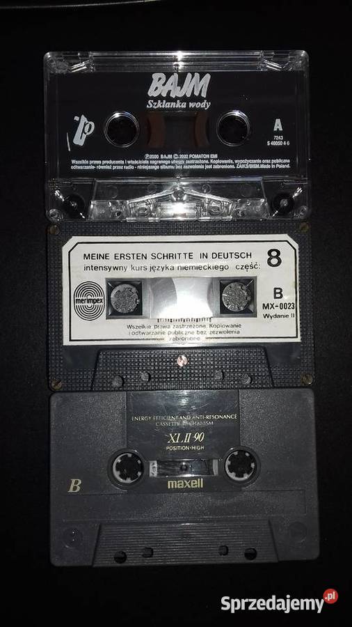 Kasety magnetofonowe 3 sztuki Muzyka zachodniopomorskie Kołobrzeg sprzedam