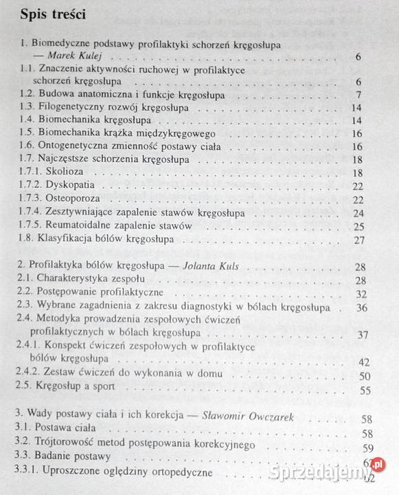 Aktywność ruchowa w profilaktyce bólów Książki i Podręczniki Chełm sprzedam