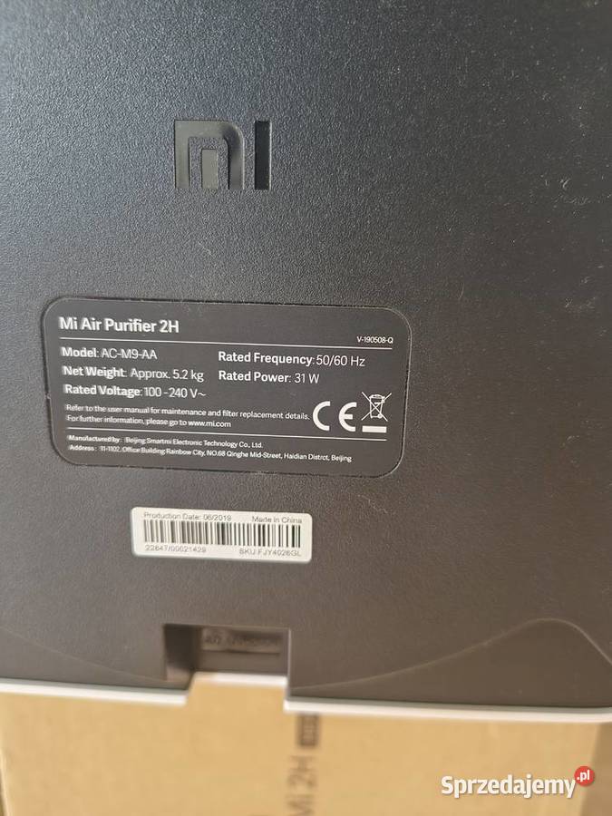 Oczyszczacz powietrza Xiaomi Mi air Purifiner 2H Lublin