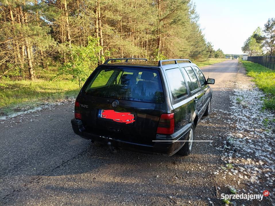 Volkswagen Golf 3 kombi 19 GTD Special czarny podlaskie Ciechanowiec