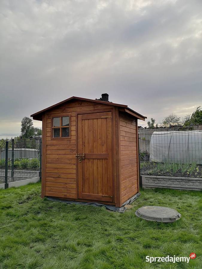 Domek narzędziowy 2 x 15m dach prosty dwuspadowy