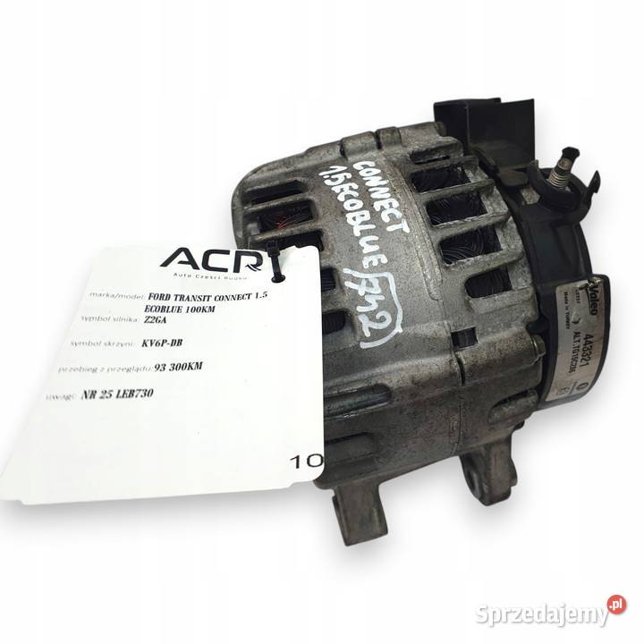 ALTERNATOR Ford Transit Connect 15 EcoBlue Valeo Chełm