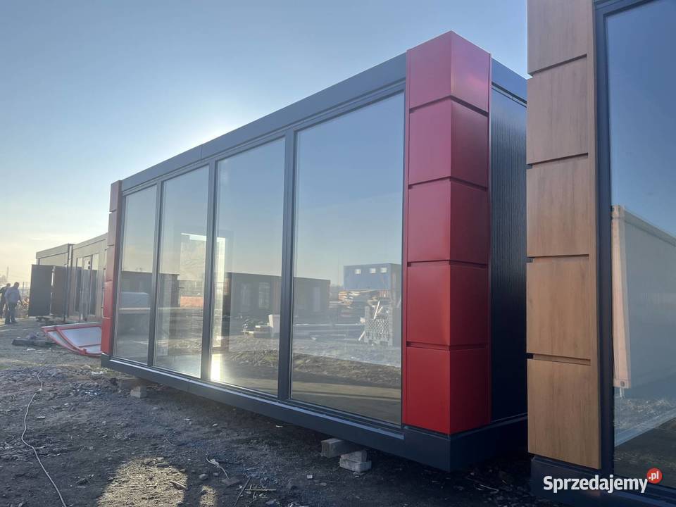 KONTENER PAWILON HANDLOWY Z WITRYNAMI 36 OPEN Wrocław sprzedam