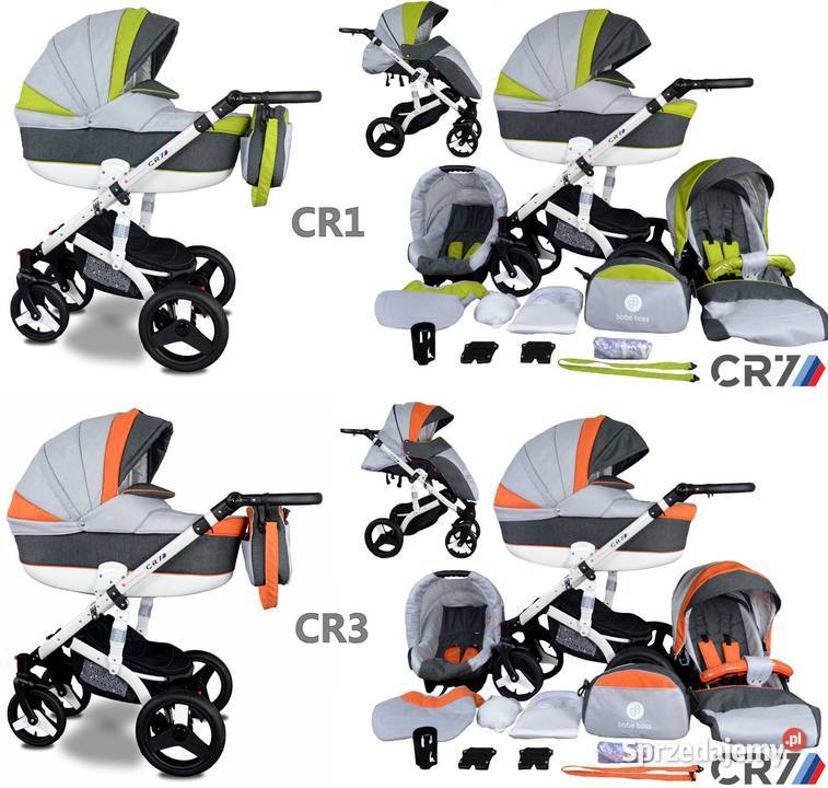 NOWY Wózek Dziecięcy CR7 zestaw 3w1 Fotelik Katowice sprzedam