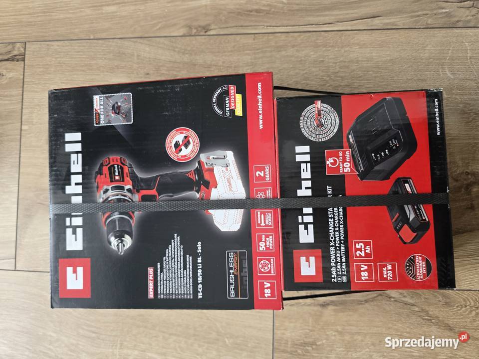 NOWA WiertarkoWkrętarka Einhell Brushless 18V Wiertarki i wkrętarki
