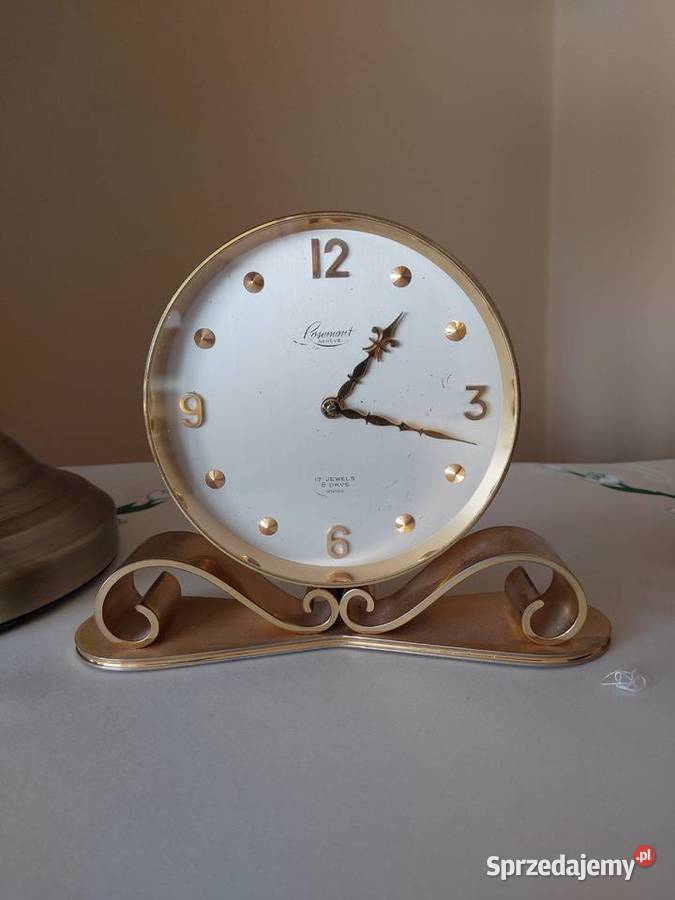 Zabytkowy Szwajcarski zegar gabinetowy wielkopolskie Piła sprzedam