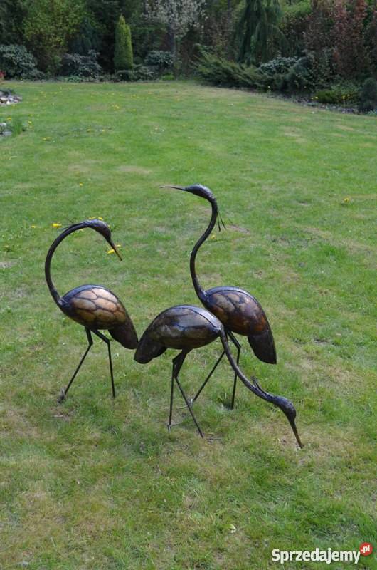 Ptak metalowe do ogrodu ptaki rzeźba ogrodowa Lębork