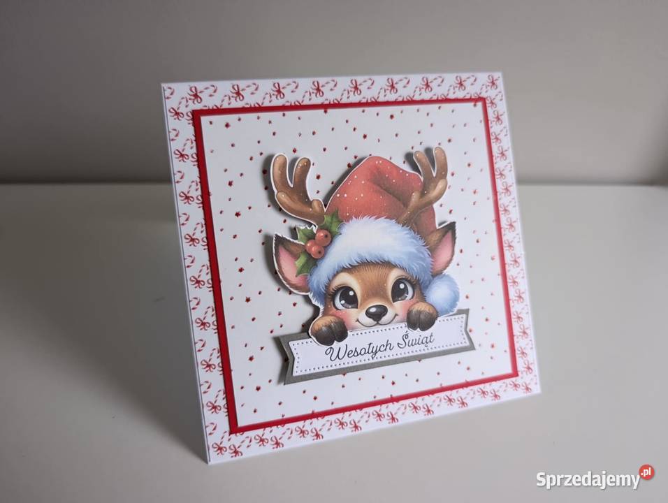 Kartka Świąteczna Boże narodzenie ręcznie