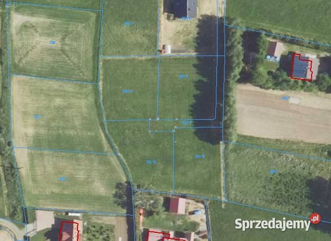 Działka budowlana Pułanki gmina Frysztak 1000 m2 podkarpackie