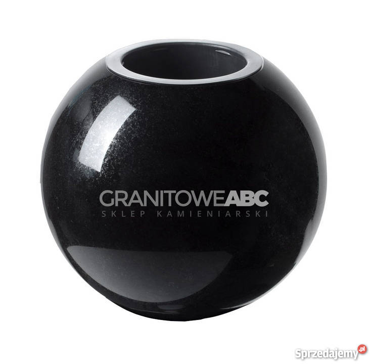 Wyroby granitowe galanteria kamienna wazony misy Piława Górna