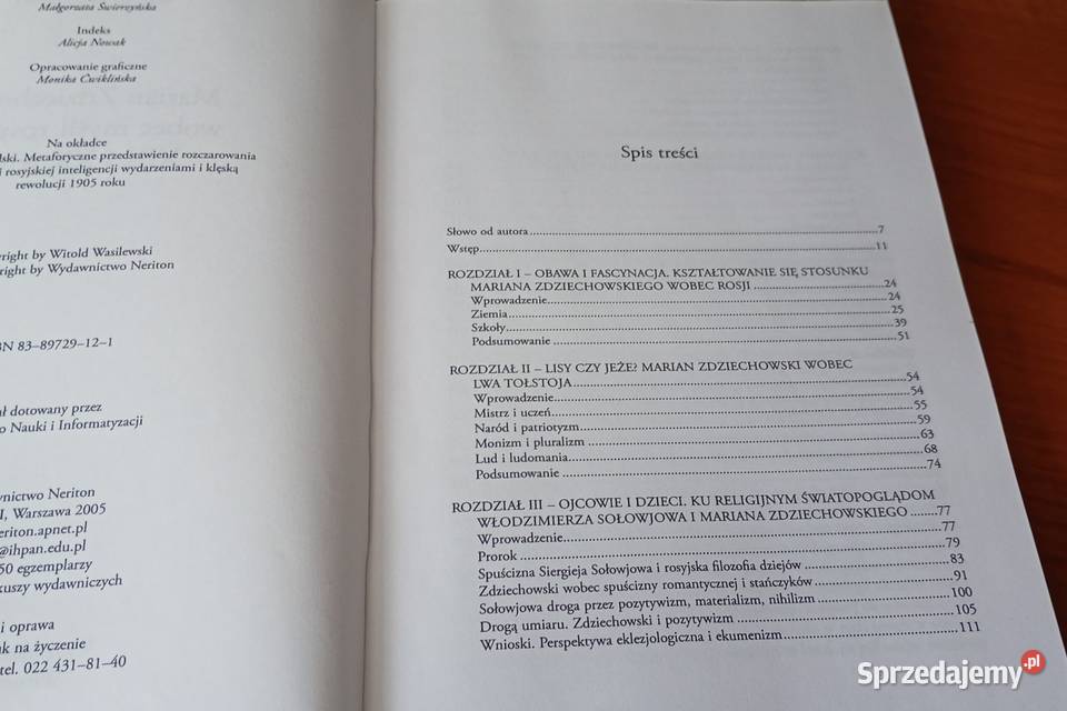 Marian Zdziechowski wobec myśli rosyjskiej XIX i Gdańsk