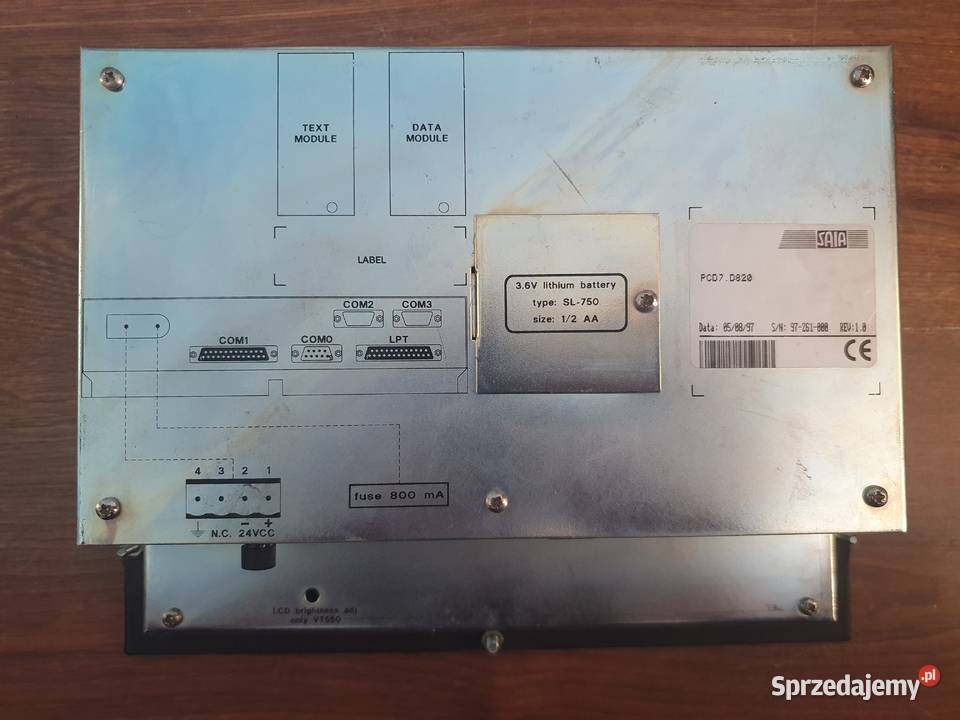 Panel SAIA PCD7D82 ESA Wrocław
