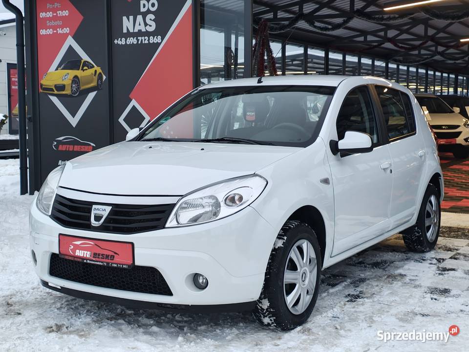 Dacia Sandero 12 Benzyna Klimatyzacja Mały Rok produkcji 2012 Dacia podkarpackie Zarszyn