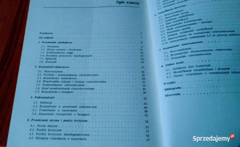 Wstęp do topologii różniczkowej Andrew H Wallace pomorskie Gdańsk sprzedam