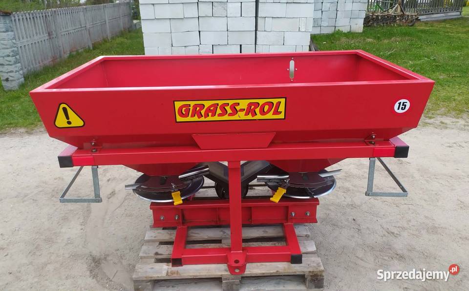 Rozsiewacz do nawozu 2talerzowy GRASSROL 400L Dąbrowa Tarnowska