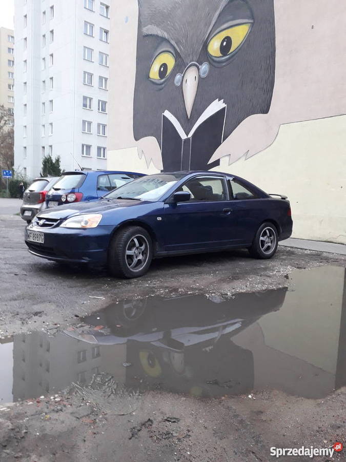 Honda Civic VII coupe lpg klima OKAZJA Warszawa