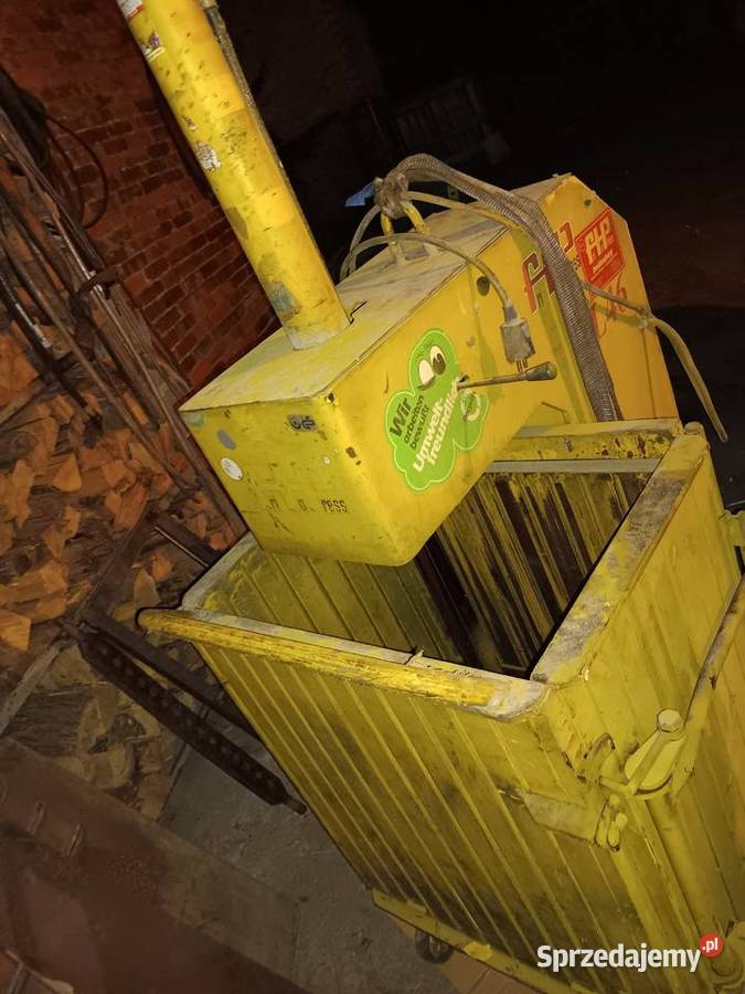 Prasa do makulatury belownica foli śląskie Mierzęcice