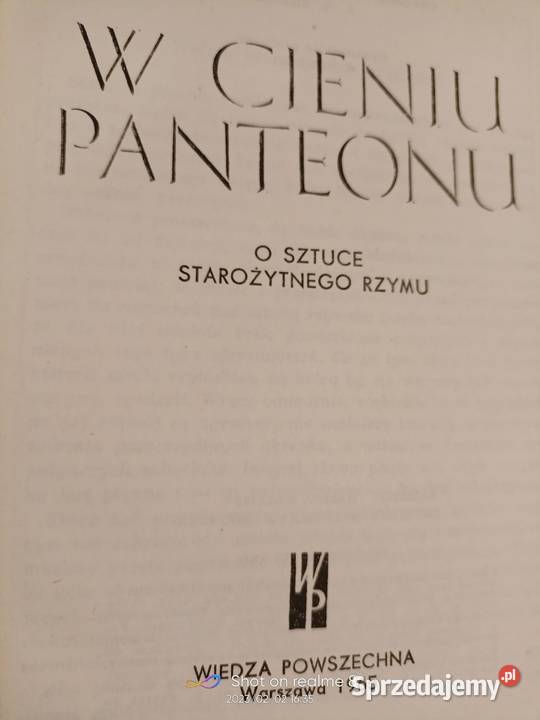 W cieniu Panteonu pierwsze wydanie książki Warszawa