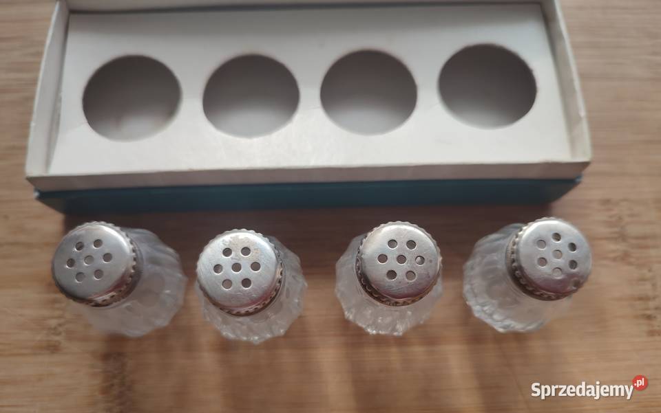 Srebro Francja pr 950 pieprzniczki i solniczki mazowieckie