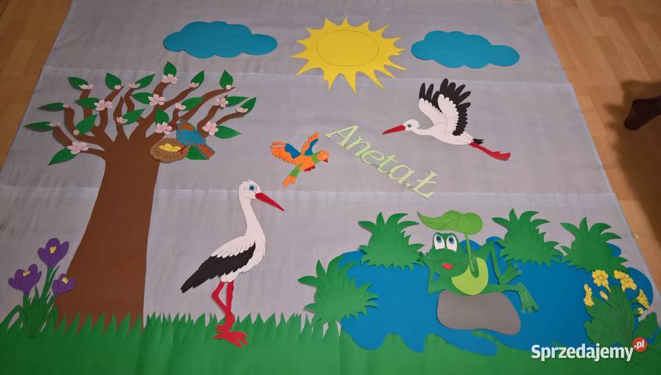 Dekoracje wiosenne z brystolu 504102444 Ryki sprzedam