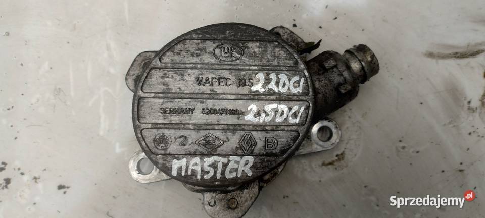 RENAULT EPACE MASTER LAGUNA 22DCI vacum pompa osobowe Pompy hamulcowe Kielce