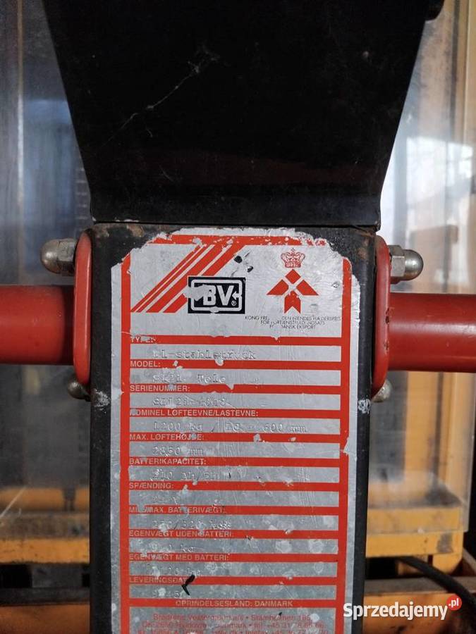 Wózek paleciak elektryczny Magazynowanie Napole