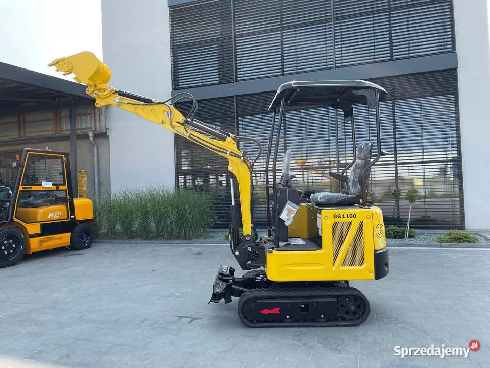 Minikoparka GG1100 silnik Kubota rozsuwane Jedwabne sprzedam