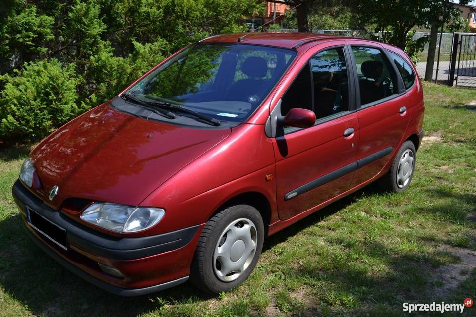 Renault Megane Scenic 19 dti welurowa tapicerka wielkopolskie Konin