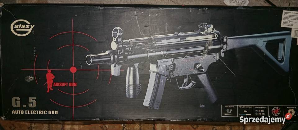 Replika ASG MP5 Galaxy CQB Sporty strzeleckie i myślistwo Czaniec sprzedam