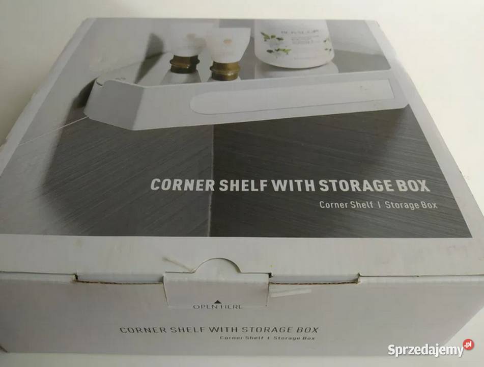 Półka narożna łazienkowa ze schowkiem okazja p Kalisz