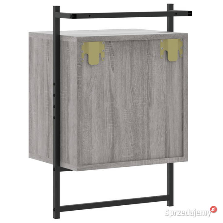 Szafka nocna wisząca szary dąb sonoma 40x30x61 Warszawa