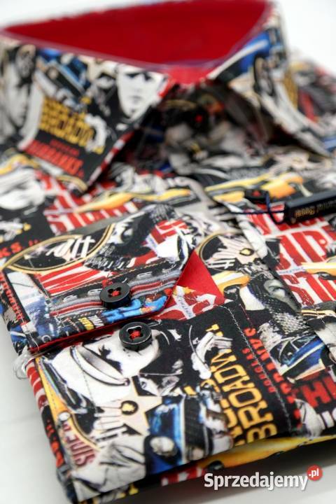 DANIEL BESSI Koszula Męska Fb055 Aktorzy Auta Ostrów Wielkopolski