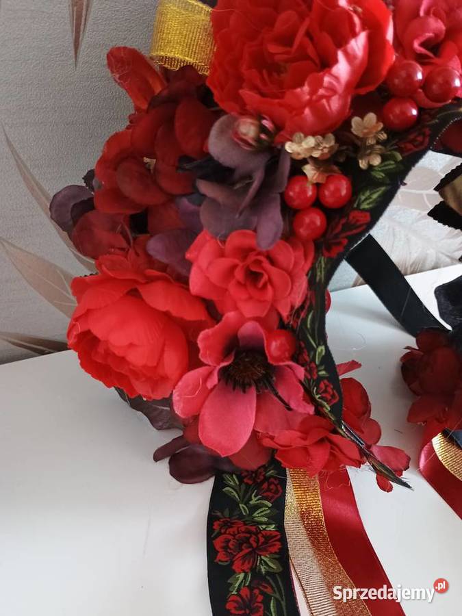 Korona kwiatowa wianek na głowę Tulce sprzedam