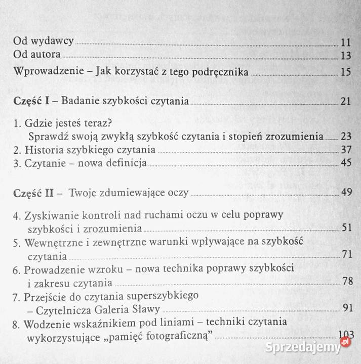 Podręcznik szybkiego czytania Tony Buzan miękka Chełm