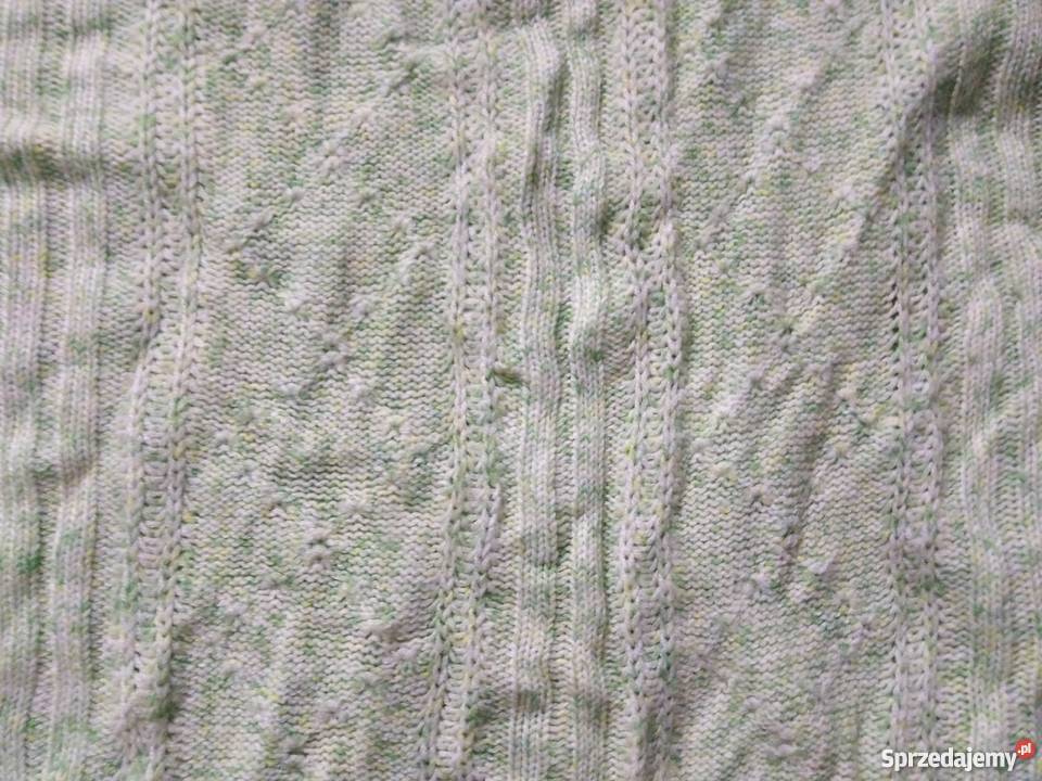 Wygodny lekki jasnozielony sweterek zielony Warszawa