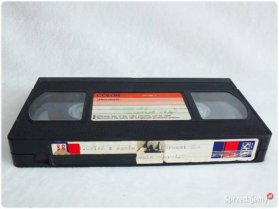 Kaseta VHS 180 minut Film Ogień z Ognia dramat 2