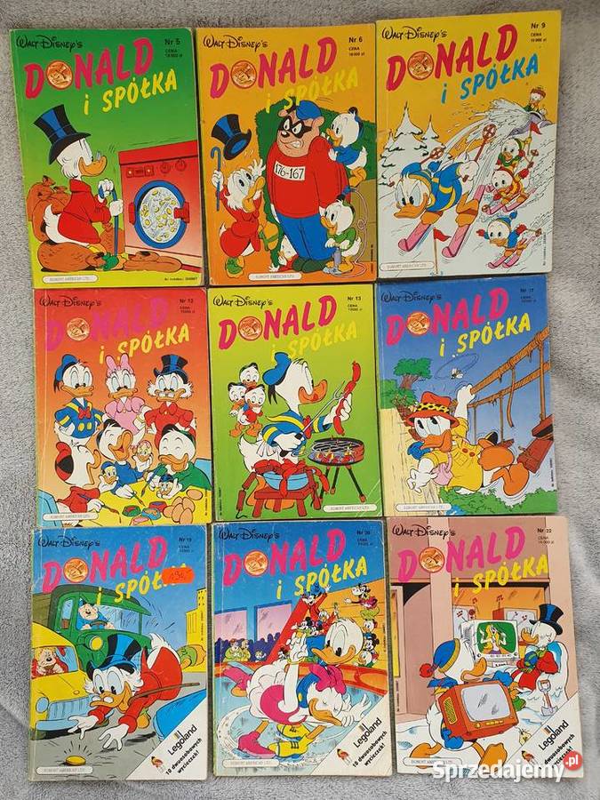 Donald i Spółka zestaw 15 komiksów lata 90te Polskie Gdynia