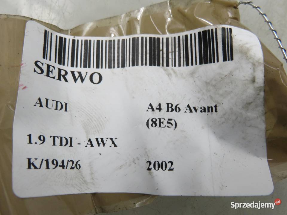 SERWO AUDI A4 B6 19 TDI 8E0612105M małopolskie