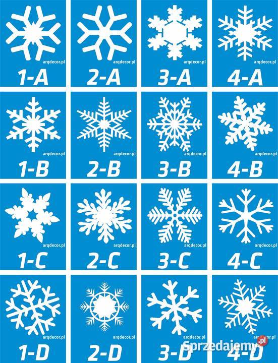 Śnieżynki styropianowe gwiazdki 16 ozdoby podkarpackie Dębna