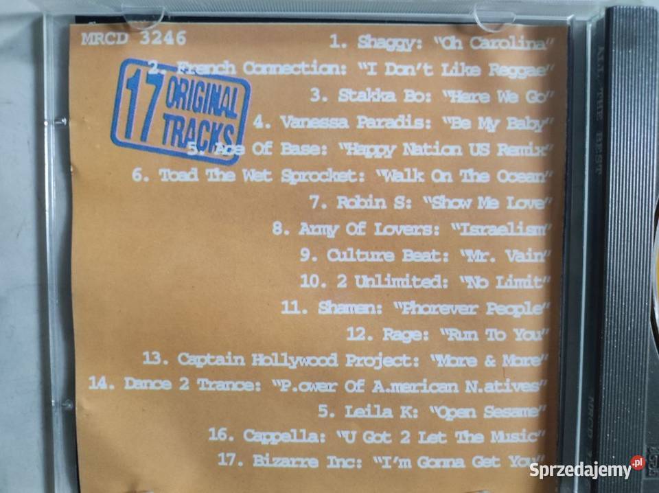 Various All The Best 1993 CD Techno Europop Euro Kielce